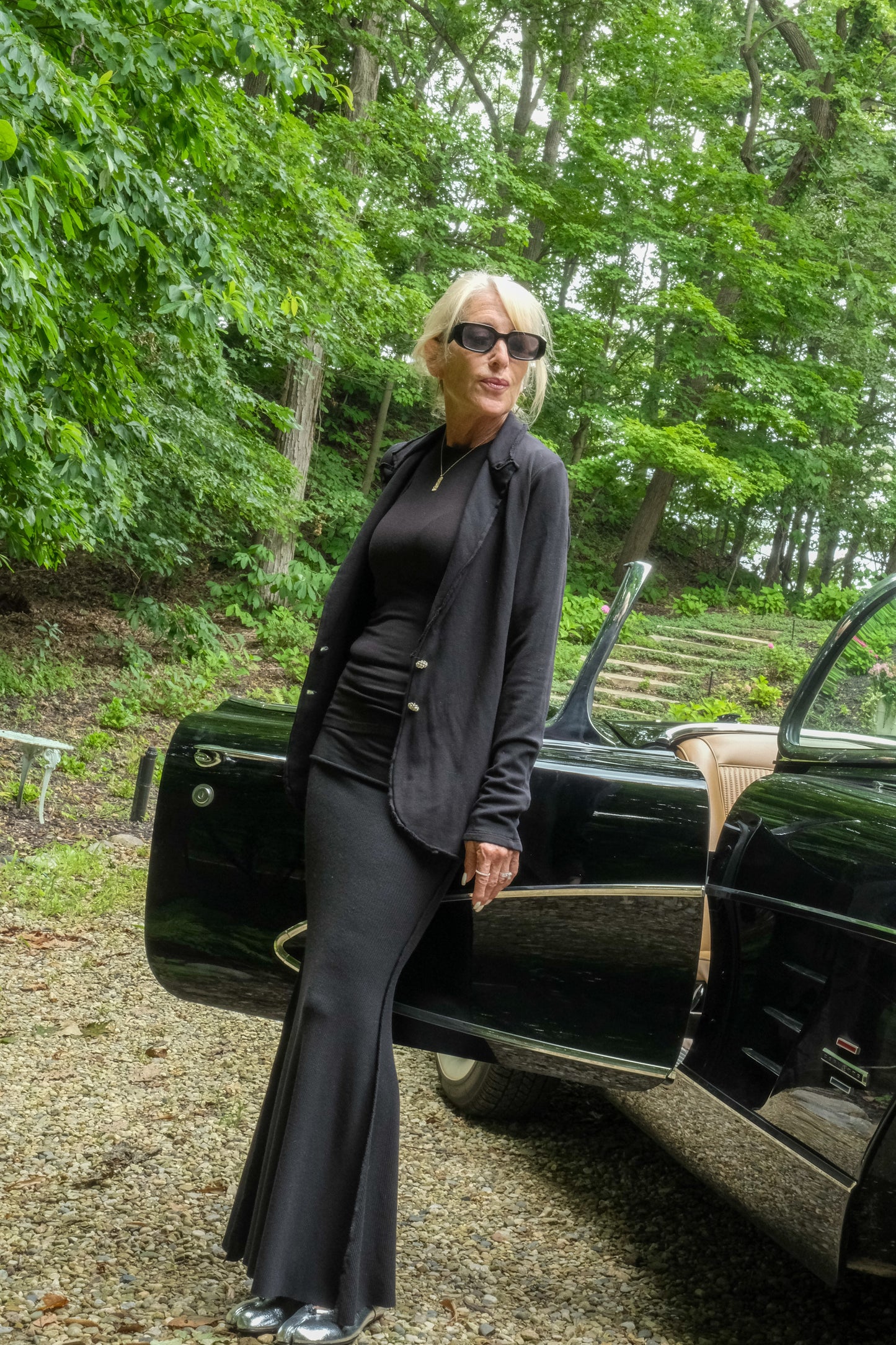 ROLLOVER THERMAL SKIRT-BLACK