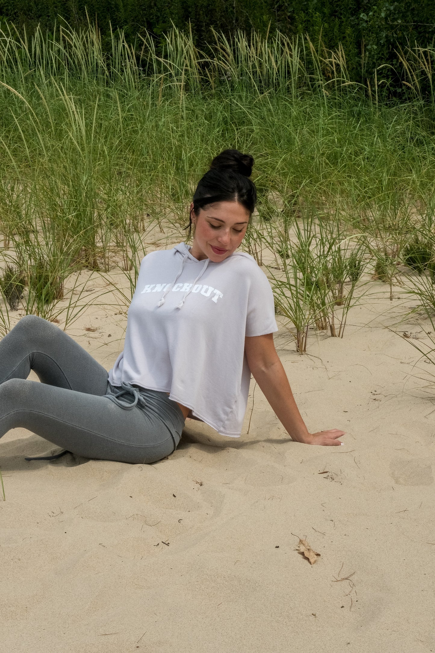 KNOCKOUT MUSCLE SLEEVE SWEATSHIRT - ANTIQUE