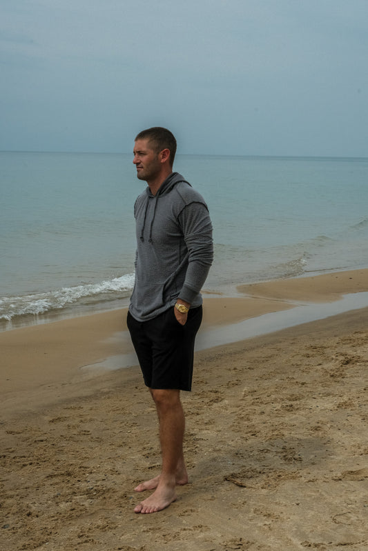 OLD SCHOOL FLEECE SHORT -BLACK