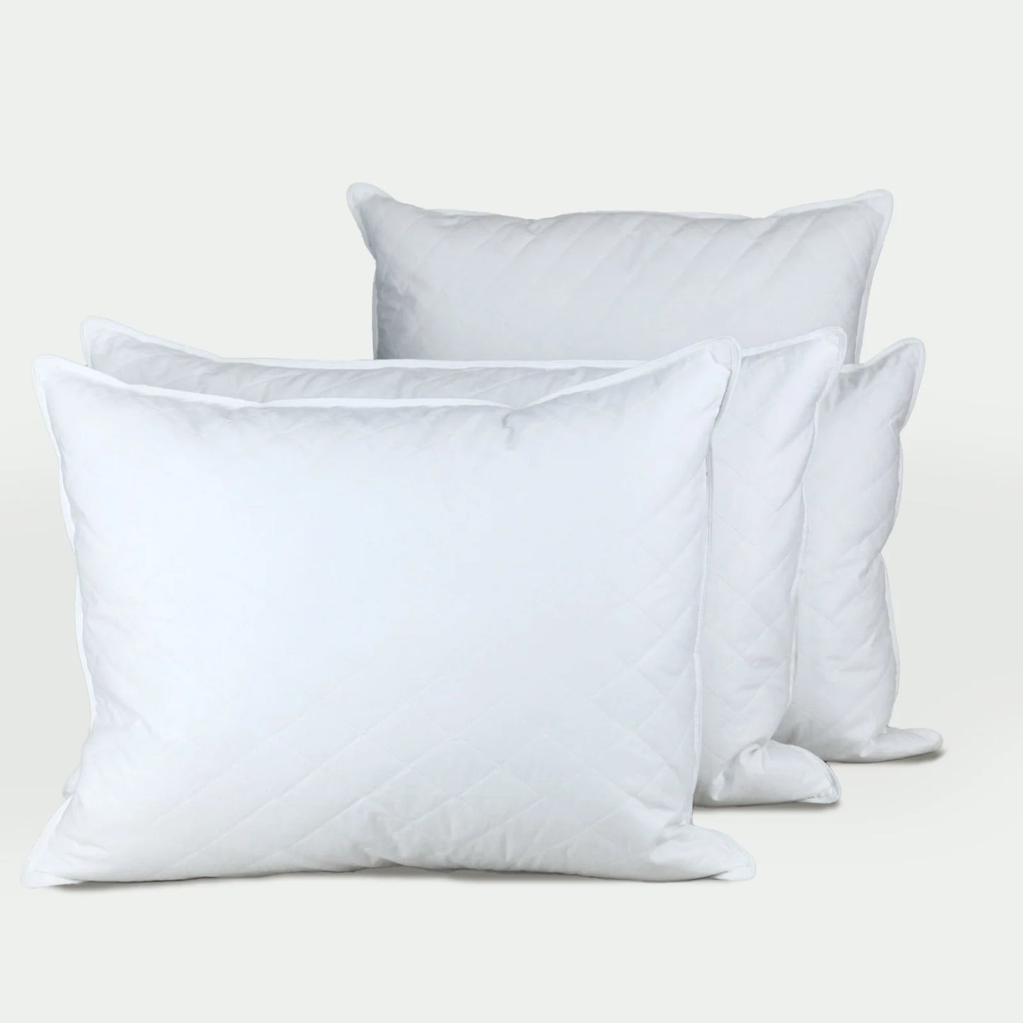 Down and Feather Pillow Diamond Support