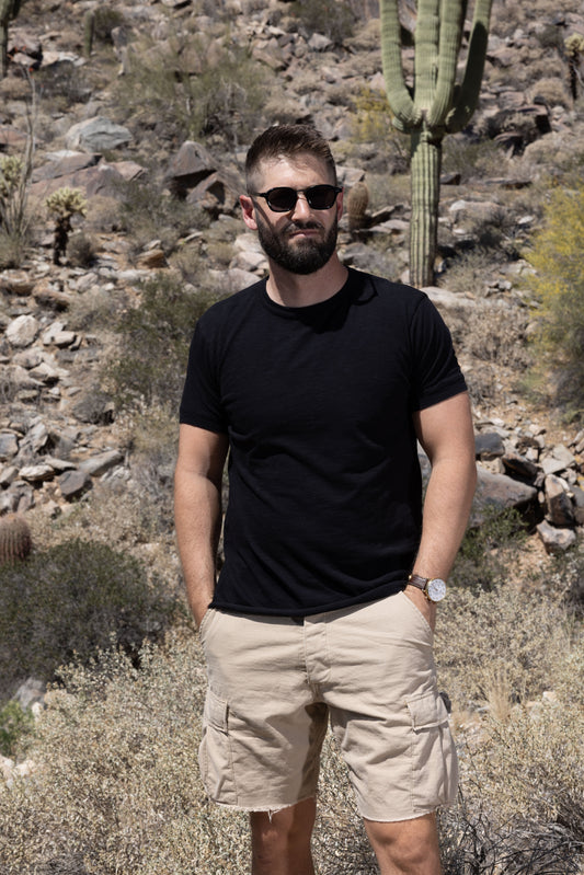 RIPSTOP R&R CARGO SHORT - KHAKI