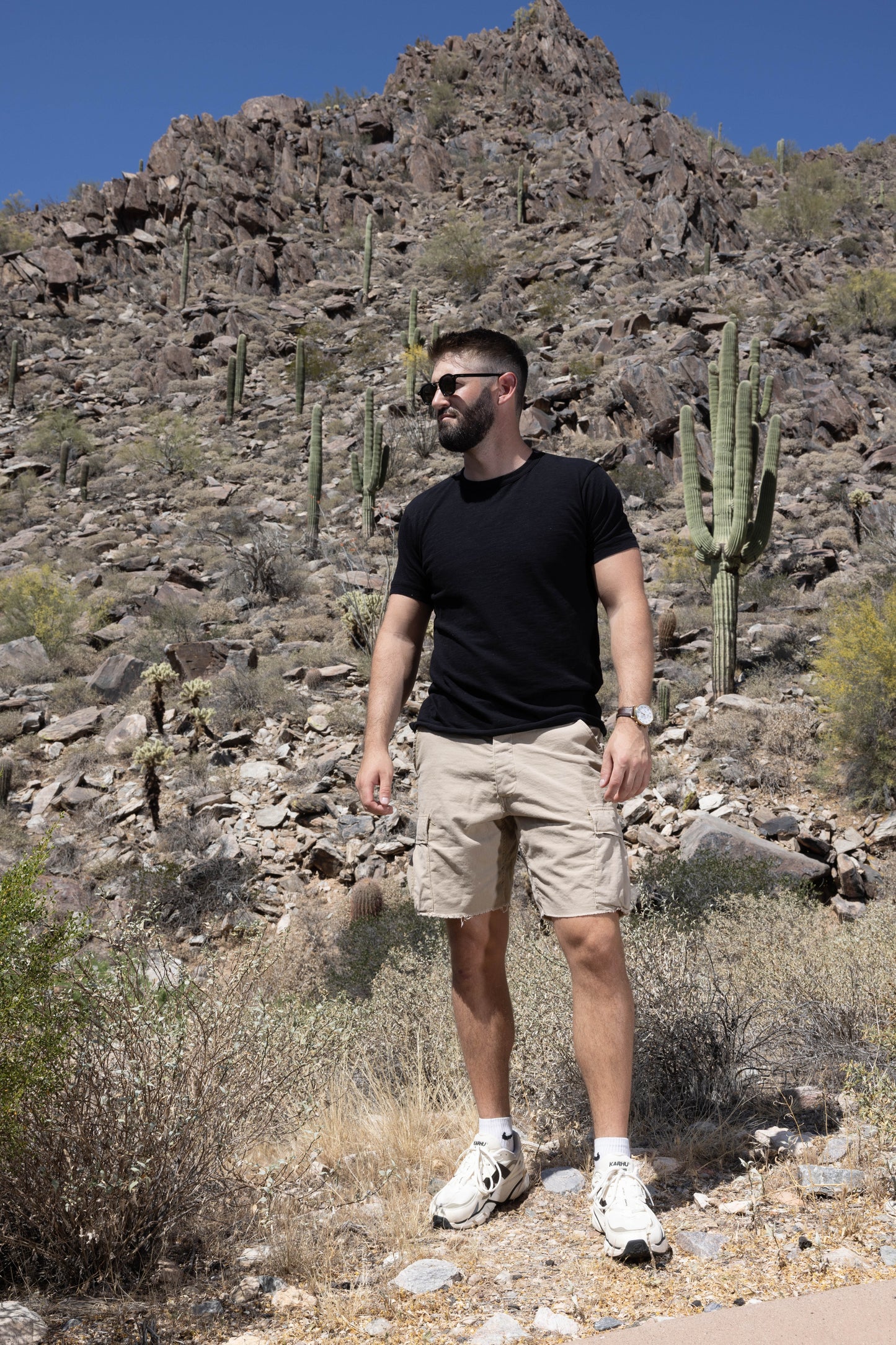 RIPSTOP R&R CARGO SHORT - KHAKI