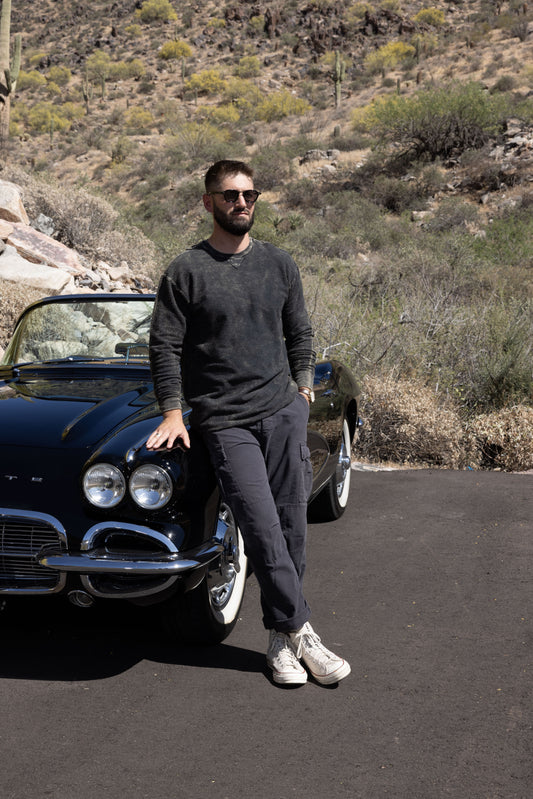 RIPSTOP R&R CARGO PANT - BLACK