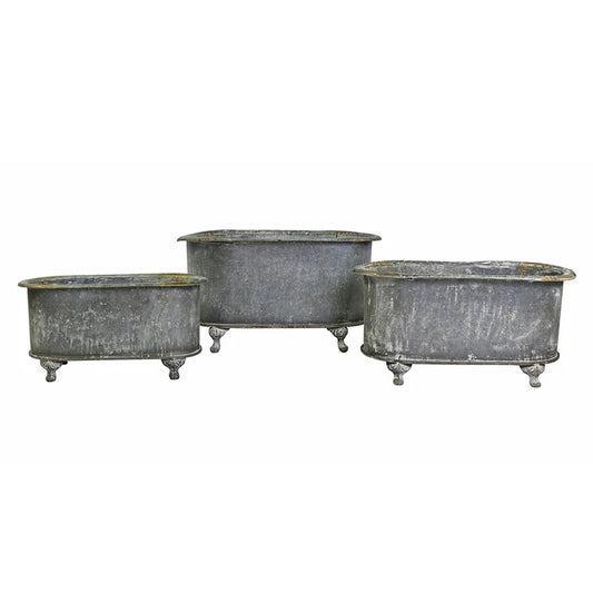 Vintage Inspired Zinc Tubs