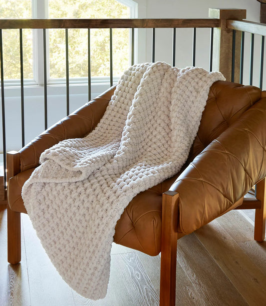 COZY KNIT THROW BLANKET