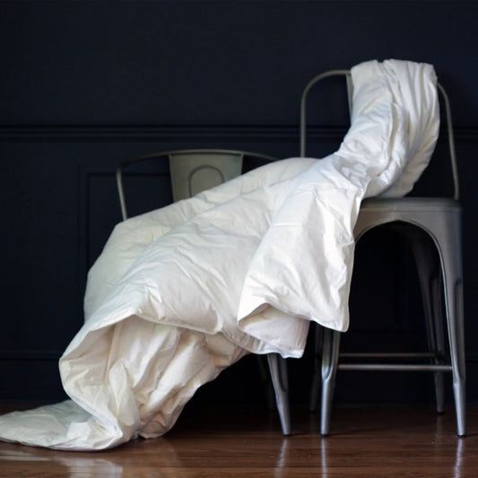 PREMIUM WHITE GOOSE DOWN COMFORTER SUMMER WEIGHT