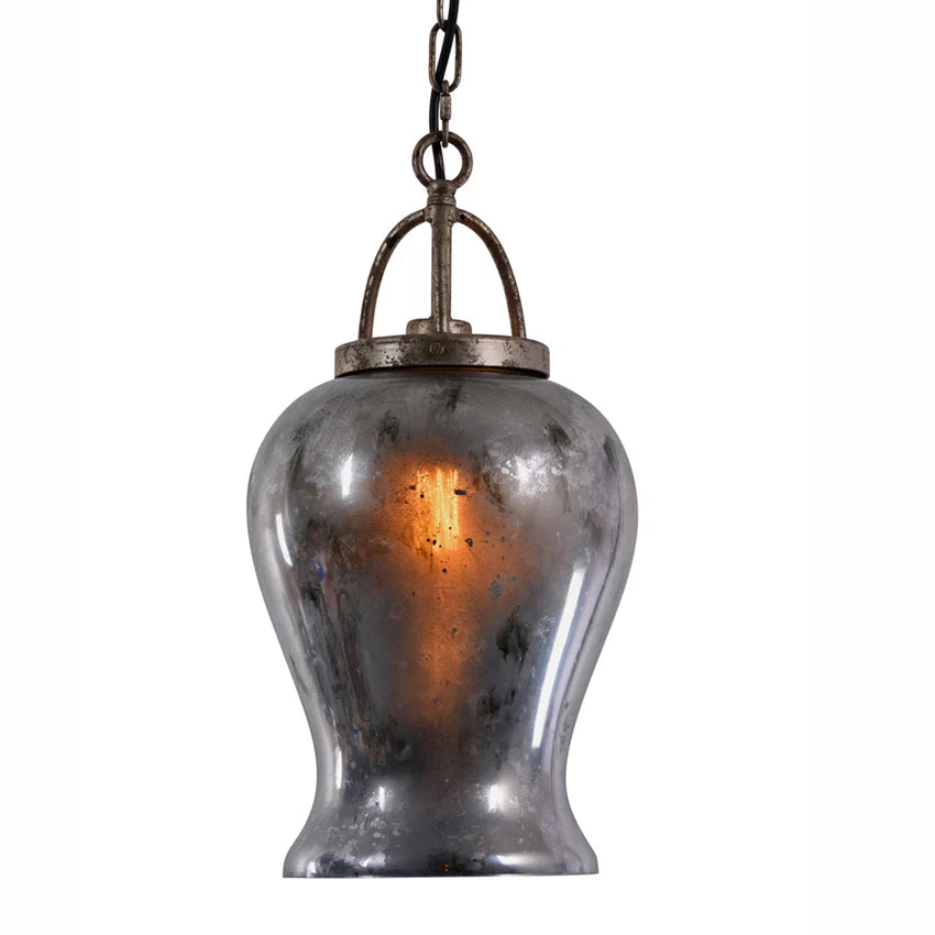 Mercury Glass Pendant Chandelier