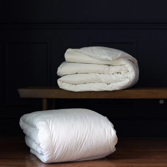 PREMIUM WHITE GOOSE DOWN COMFORTER WINTER WEIGHT