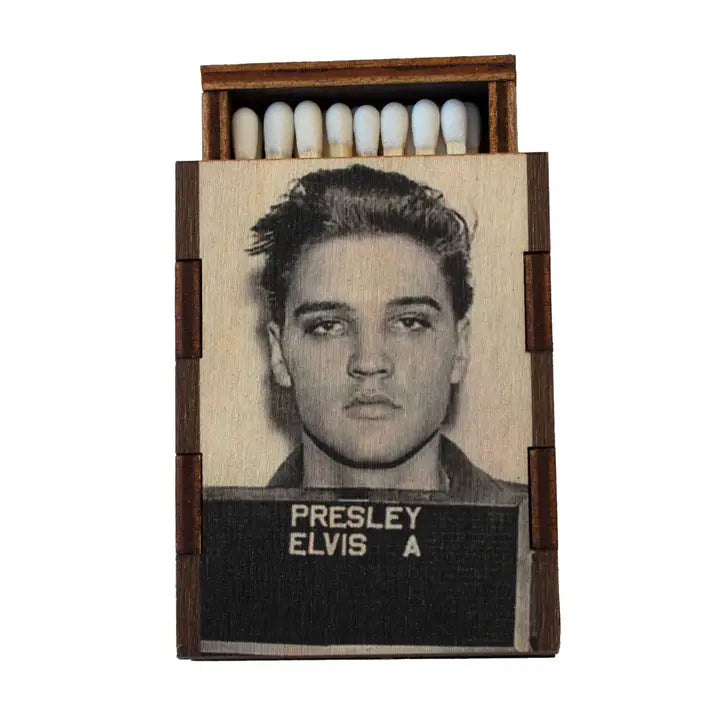 Matches • Celebrity Mug Shot Wooden Matchbox •