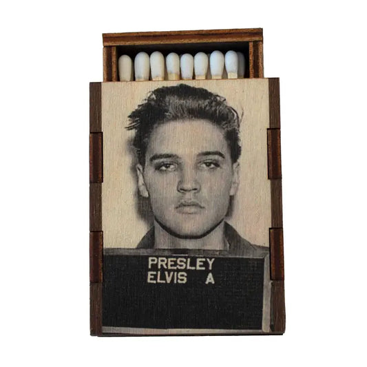 Matches • Celebrity Mug Shot Wooden Matchbox •