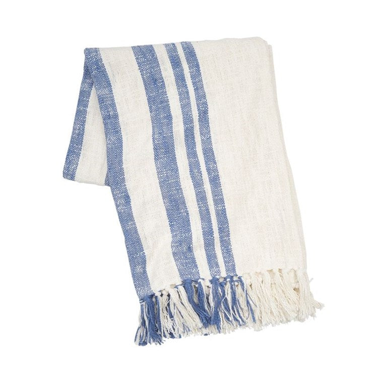 Morgan Denim Hand Woven Throw