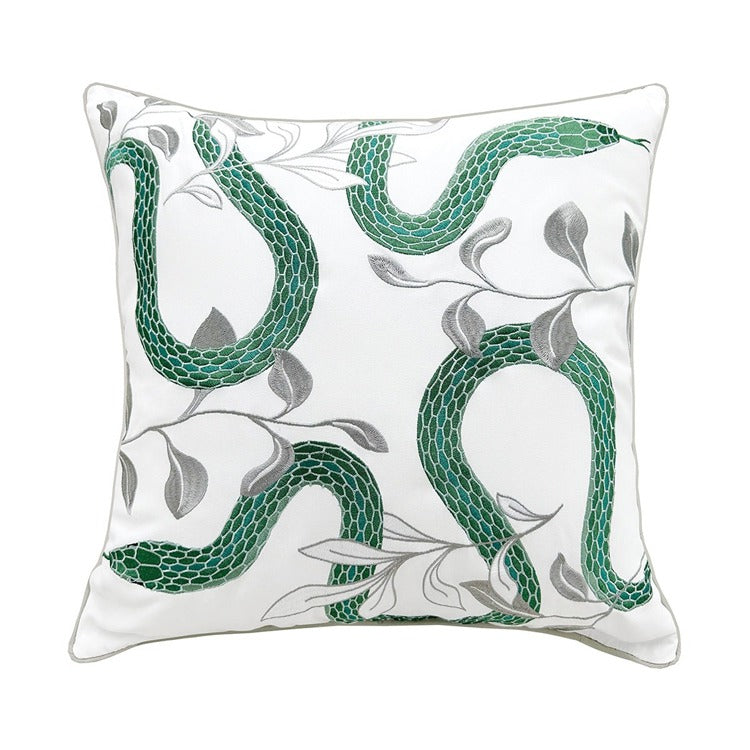 Modern Garden Snake Pillow