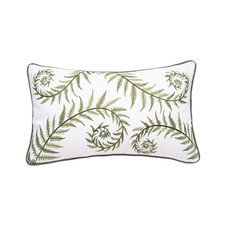 Fiddlehead Fern Lumbar Pillow