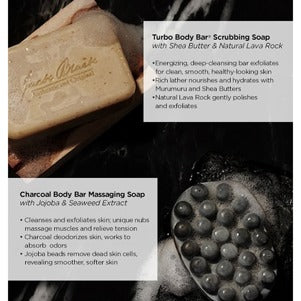 Charcoal Body Bar Massaging Soap 4.75 oz