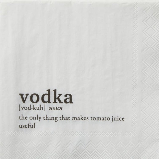 Beverage Napkin Vodka