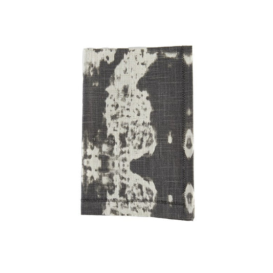 Watercolor Napkin Black